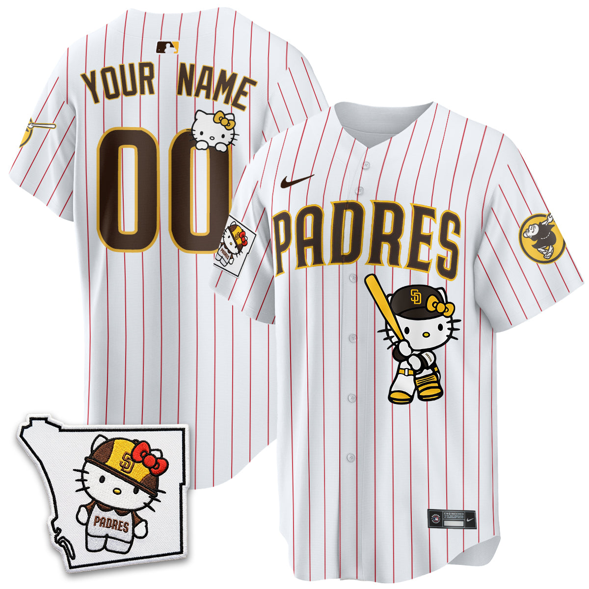 San Diego Padres x Meow KT Vapor Limited Custom Jersey - Stitched V2