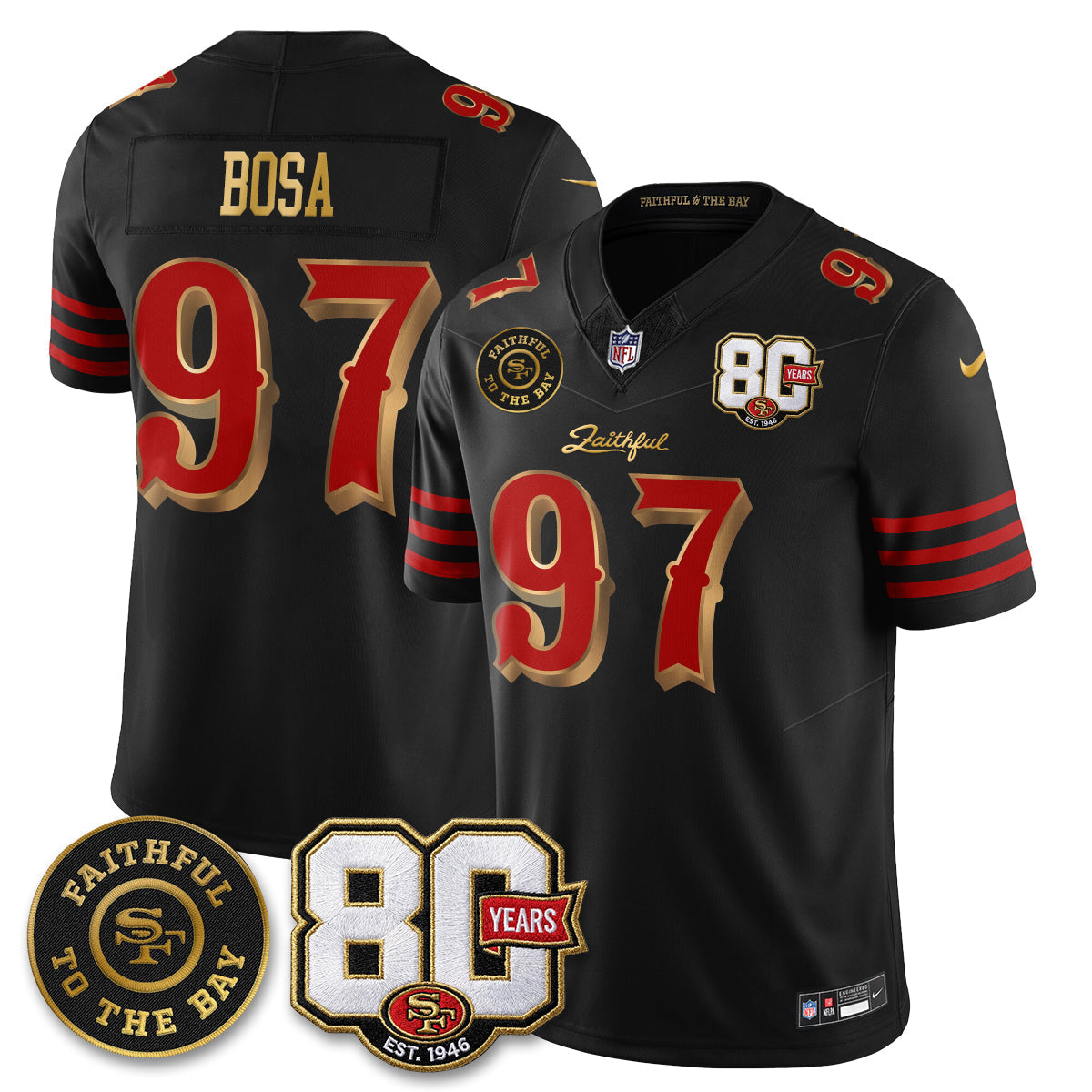 San Francisco Giants “Rivalries” Vapor Limited Jersey - Faithful To The Bay Patch - Stitched