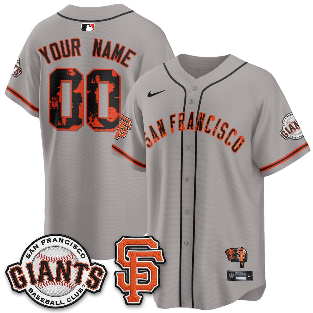 San Francisco Giants 2026 SW Vapor Limited Custom Jersey - Stitched