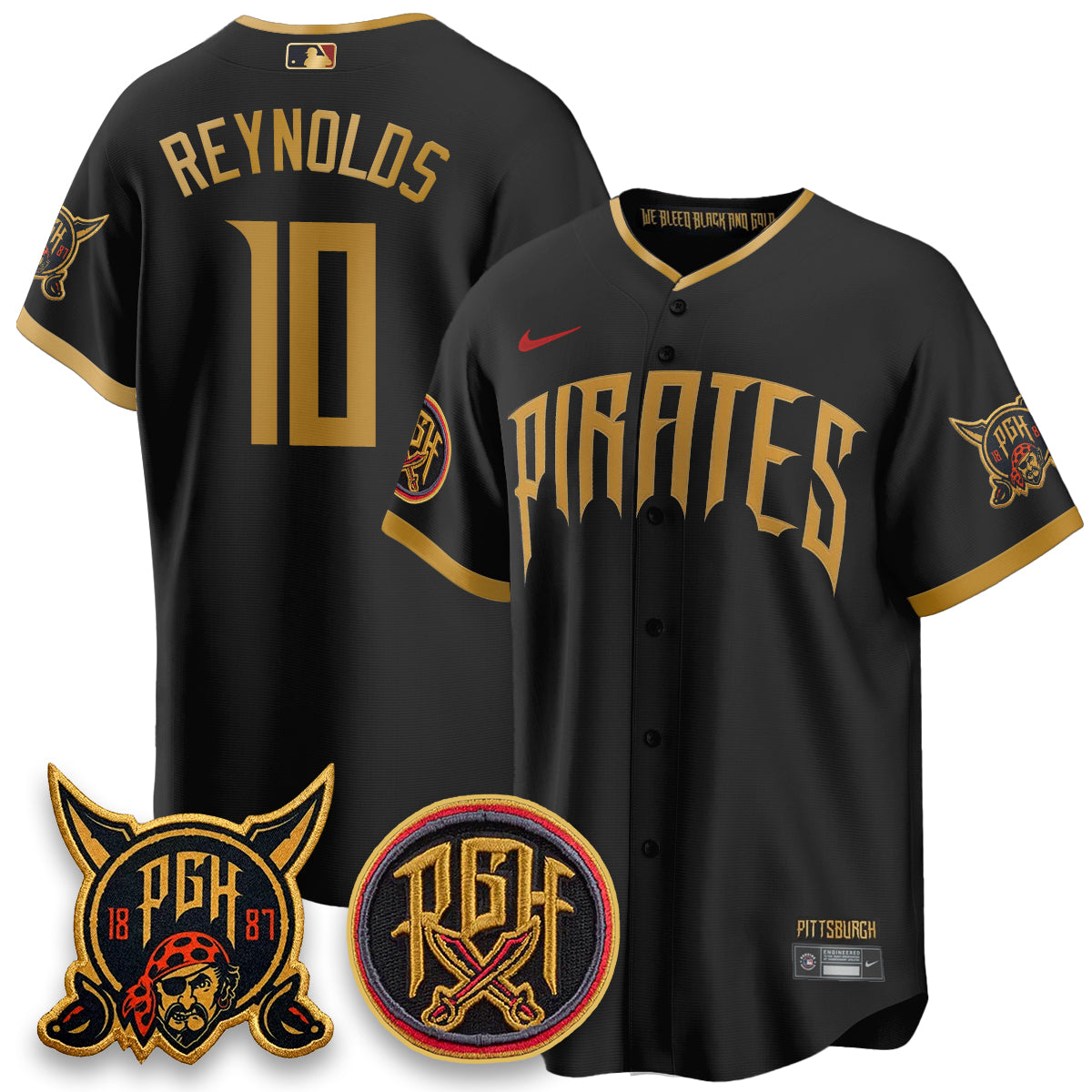 Pittsburgh Pirates 2026 City Connect Vapor Premier Limited Jersey - Stitched