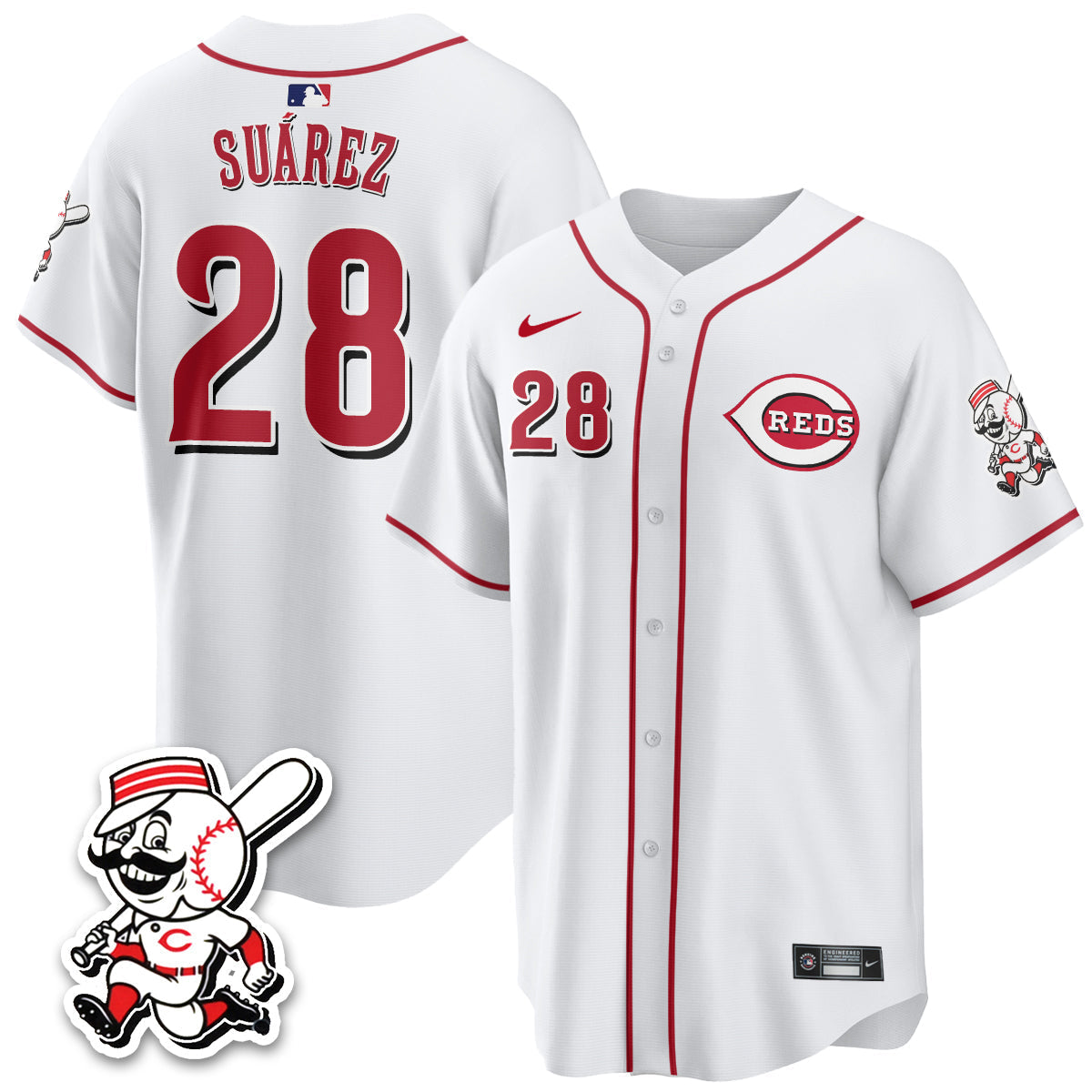 Cincinnati Reds 2026 City Connect Limited Vapor Jersey - Stitched