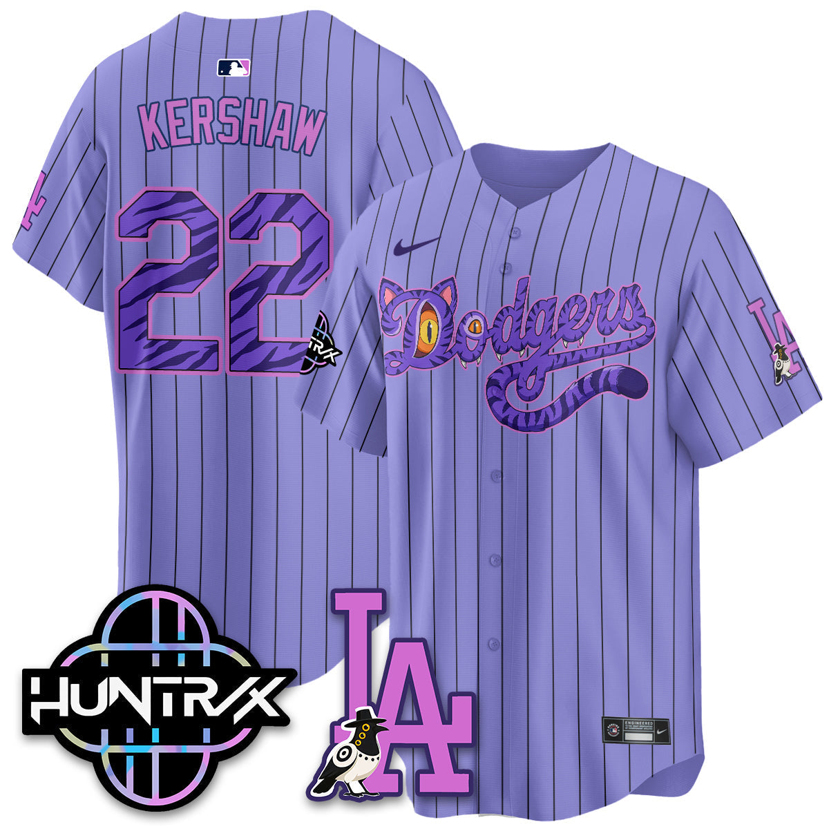 Los Angeles Dodgers x K-Pop Demon Hunters 2026 Vapor Jersey - Stitched-Cuztomshoes