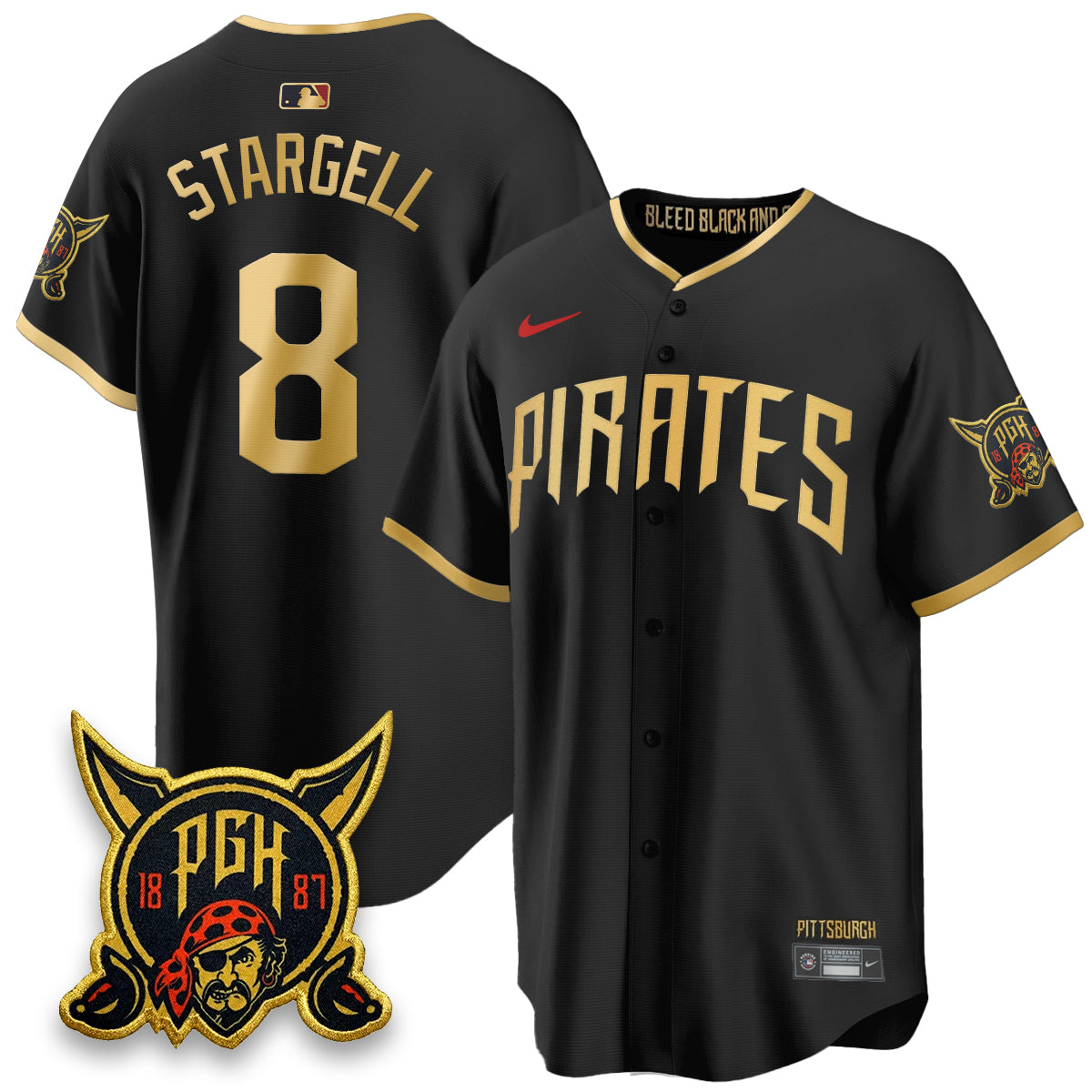 Pittsburgh Pirates 2026 City Connect Vapor Limited Jersey - Stitched