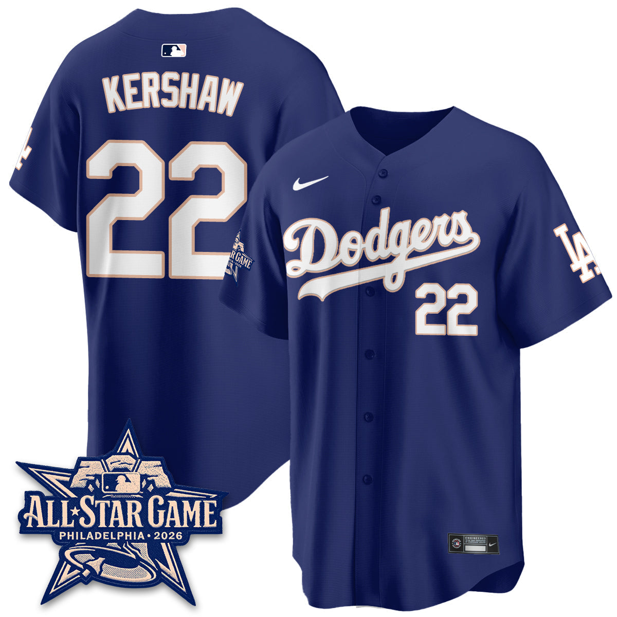 Los Angeles Dodgers All Star Game 2026 Vapor Jersey - Stitched-Cuztomshoes