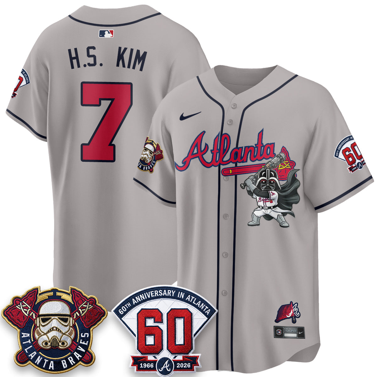 Atlanta Braves x SW Vapor Limited Jersey - Stitched