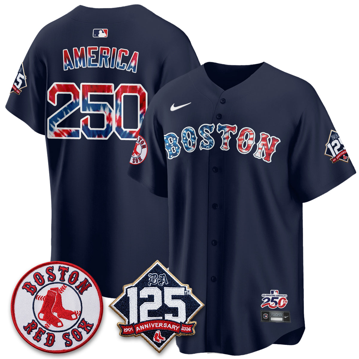 Boston Red Sox Americana 2026 Vapor Limited Jersey - Stitched