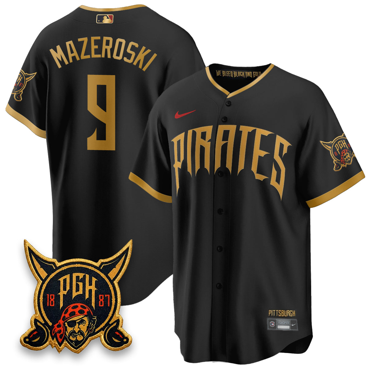 Pittsburgh Pirates 2026 City Connect Vapor Premier Limited Jersey - Stitched