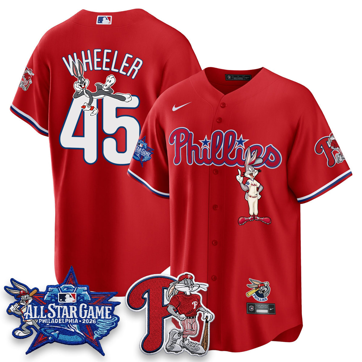 Philadelphia Phillies x Bunny Vapor Premier Limited Jersey - Stitched