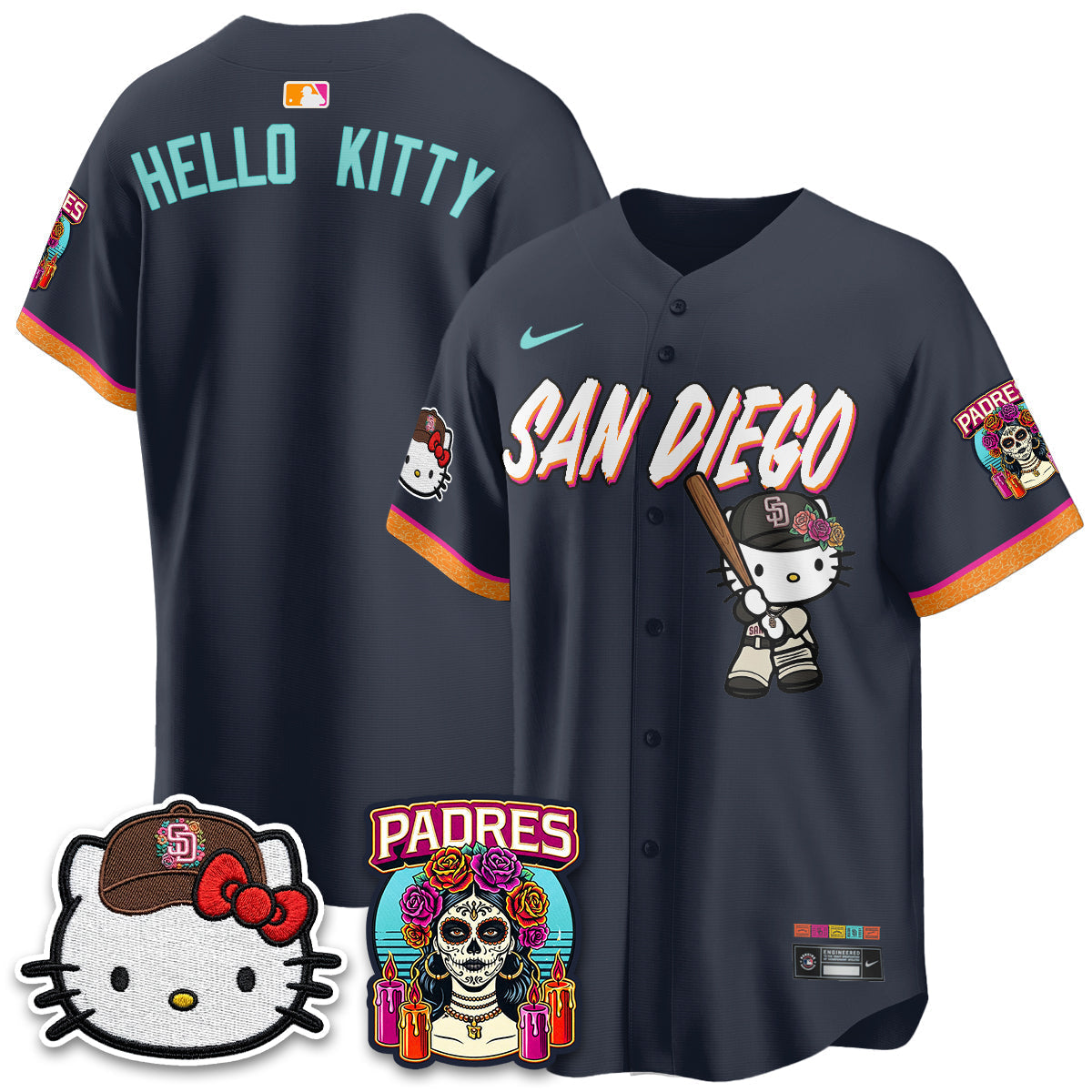 San Diego Padres 2026 City Connect x Meow KT Vapor Limited Jersey - Stitched