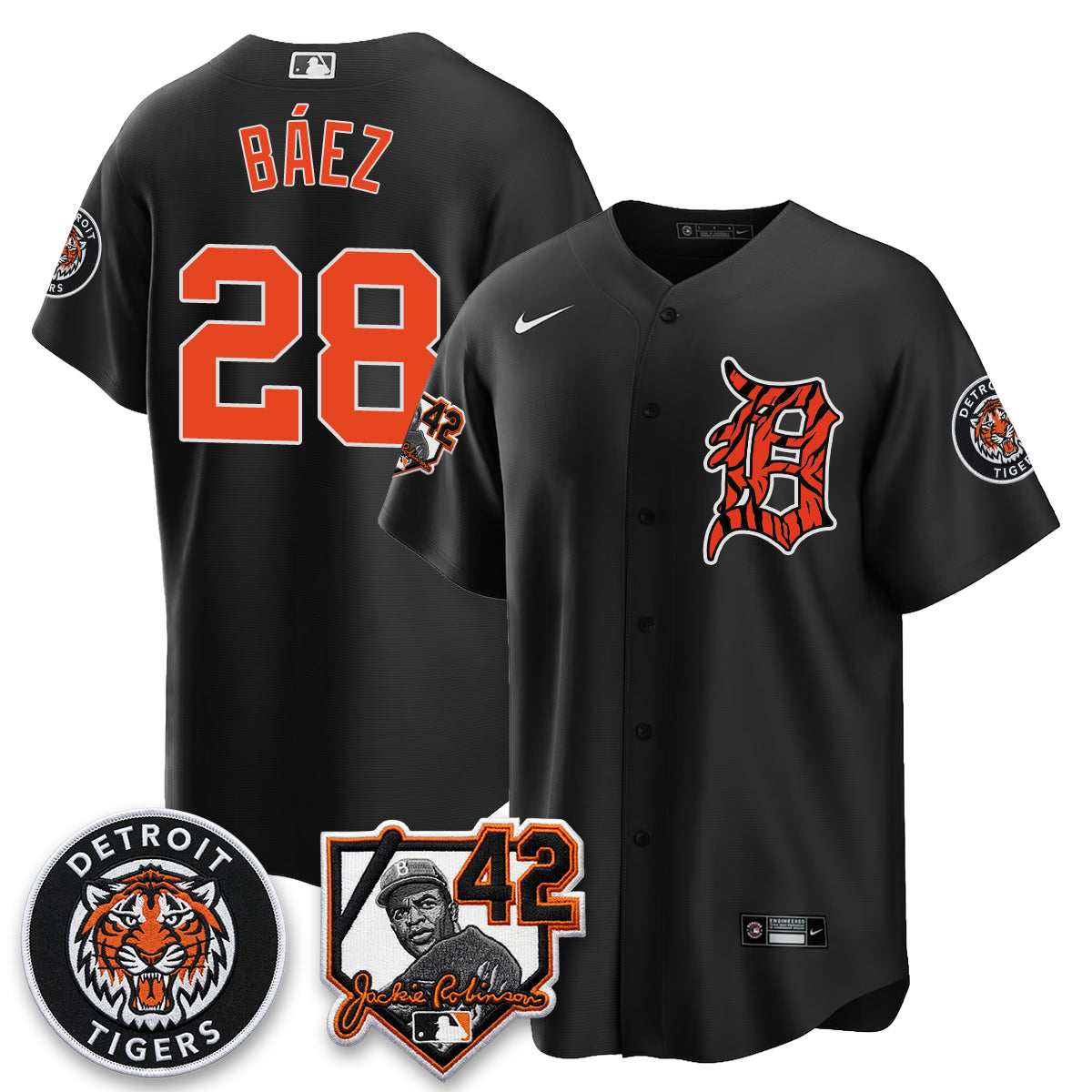 Detroit Tigers 2026 Jackie Robinson Day Vapor Limited Jersey - Stitched