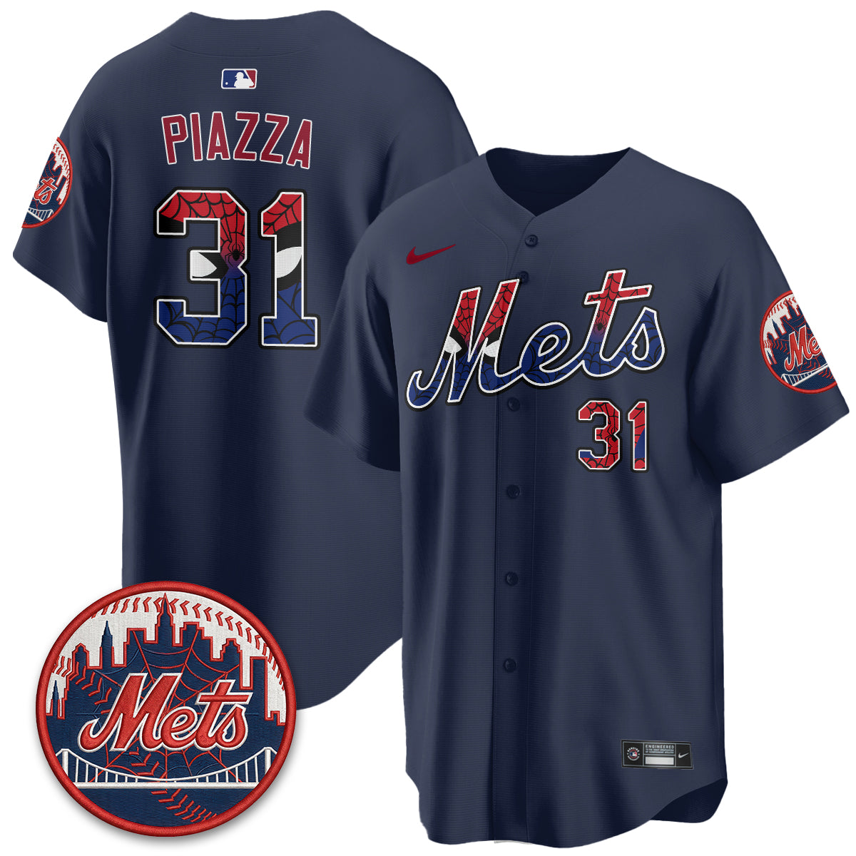 New York Mets x Web-Head Vapor Premier Limited Jersey - Stitched V2