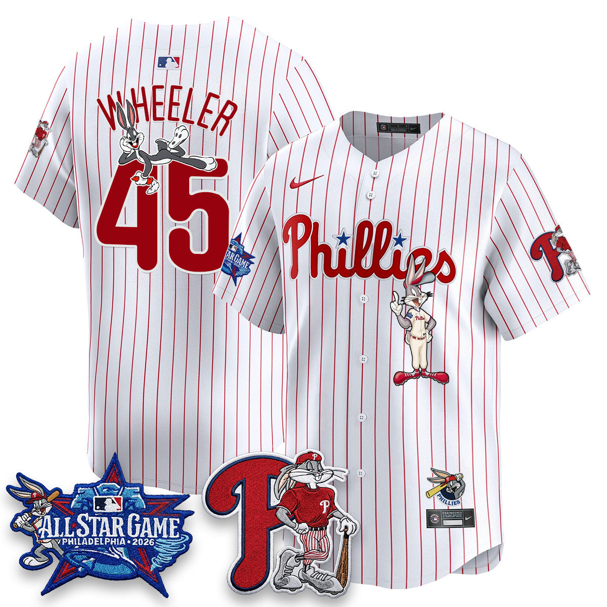 Philadelphia Phillies x Bunny Vapor Premier Limited Jersey - Stitched