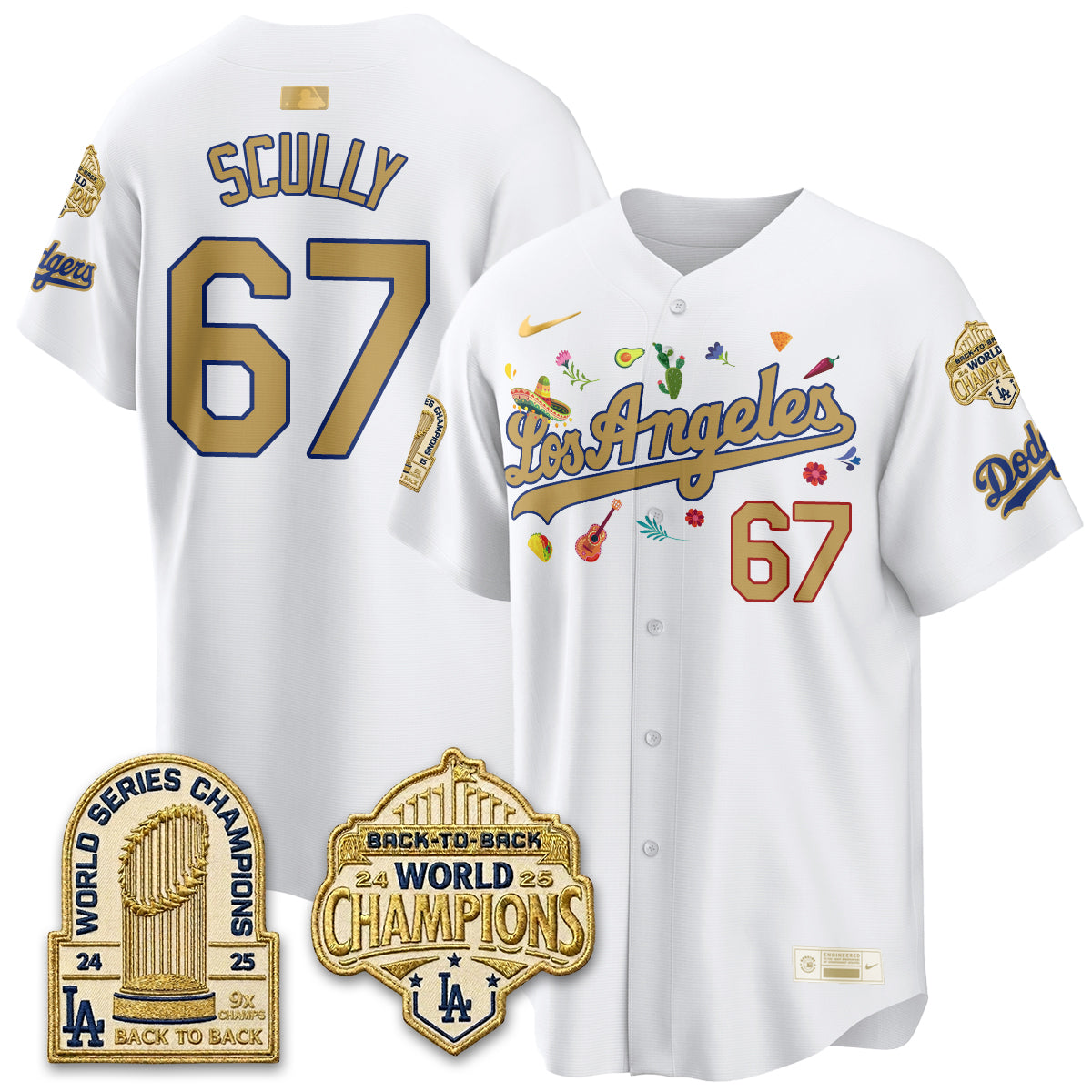 Los Angeles Dodgers Mexican Heritage 2026 Premier Limited Vapor Jersey - Stitched-Cuztomshoes