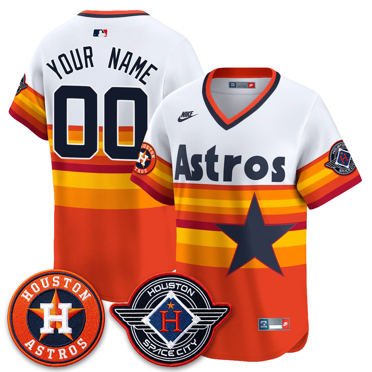 Houston Astros 2026 Space City Vapor Limited Custom Jersey - Stitched-Cuztomshoes