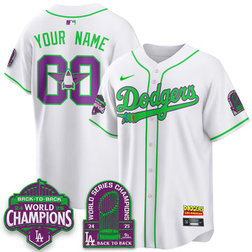 Los Angeles Dodgers 2026 Space Ranger Vapor Limited Custom Jersey - Stitched-Cuztomshoes