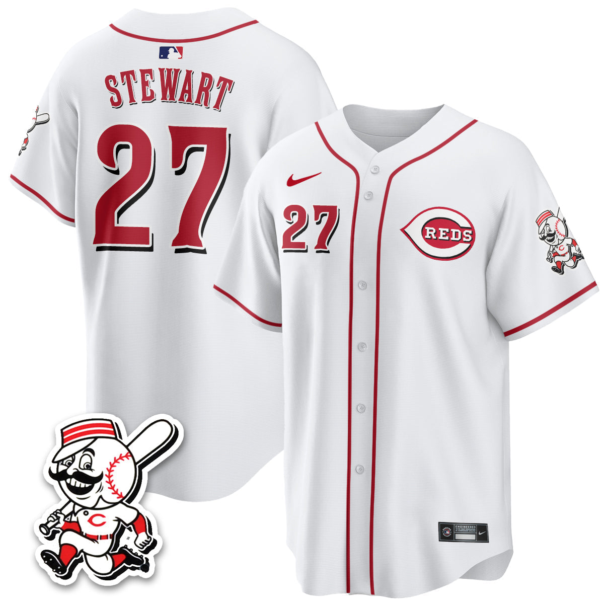 Cincinnati Reds 2026 City Connect Limited Vapor Jersey - Stitched