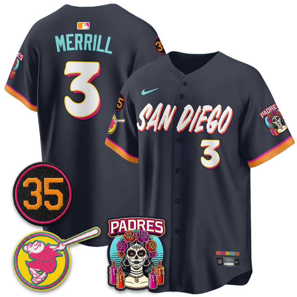 San Diego Padres 2026 City Connect Vapor Premier Limited Jersey - Stitched V2
