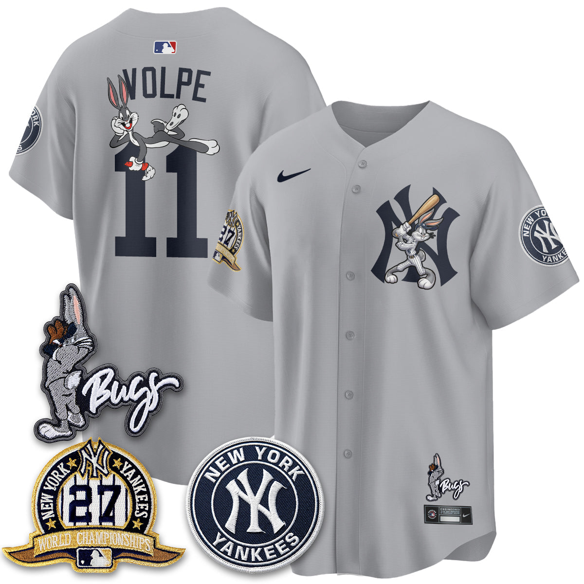 New York Yankees Bunny Vapor Limited Jersey - Stitched