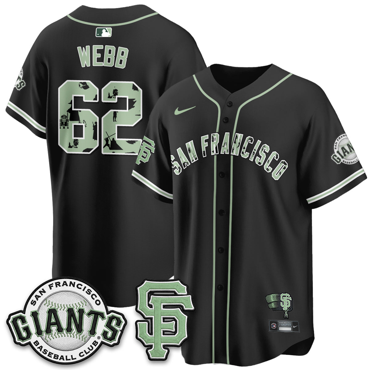 San Francisco Giants 2026 SW Vapor Limited Jersey - Stitched
