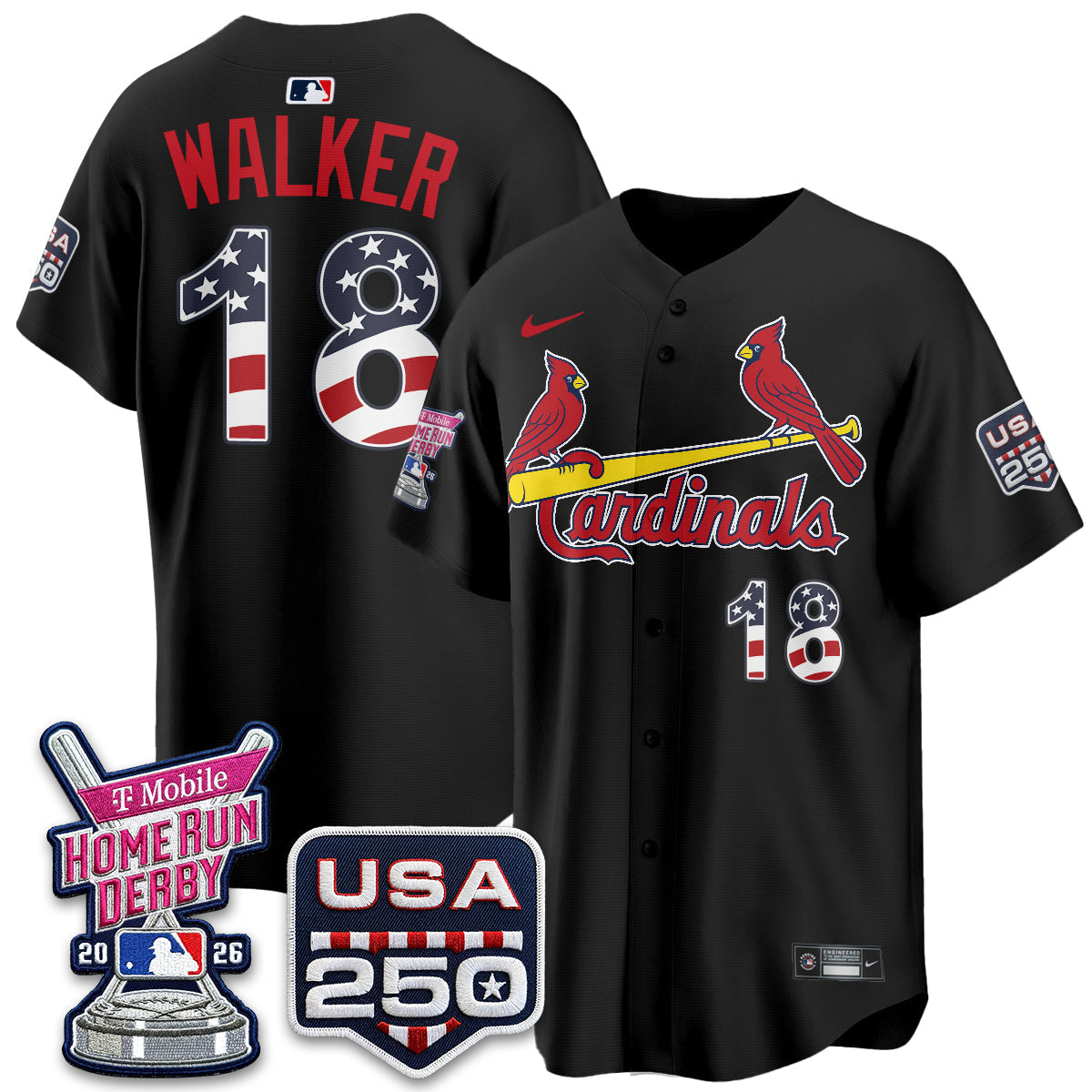 St. Louis Cardinals 2026 Home Run Derby Champion Jersey - Stitched