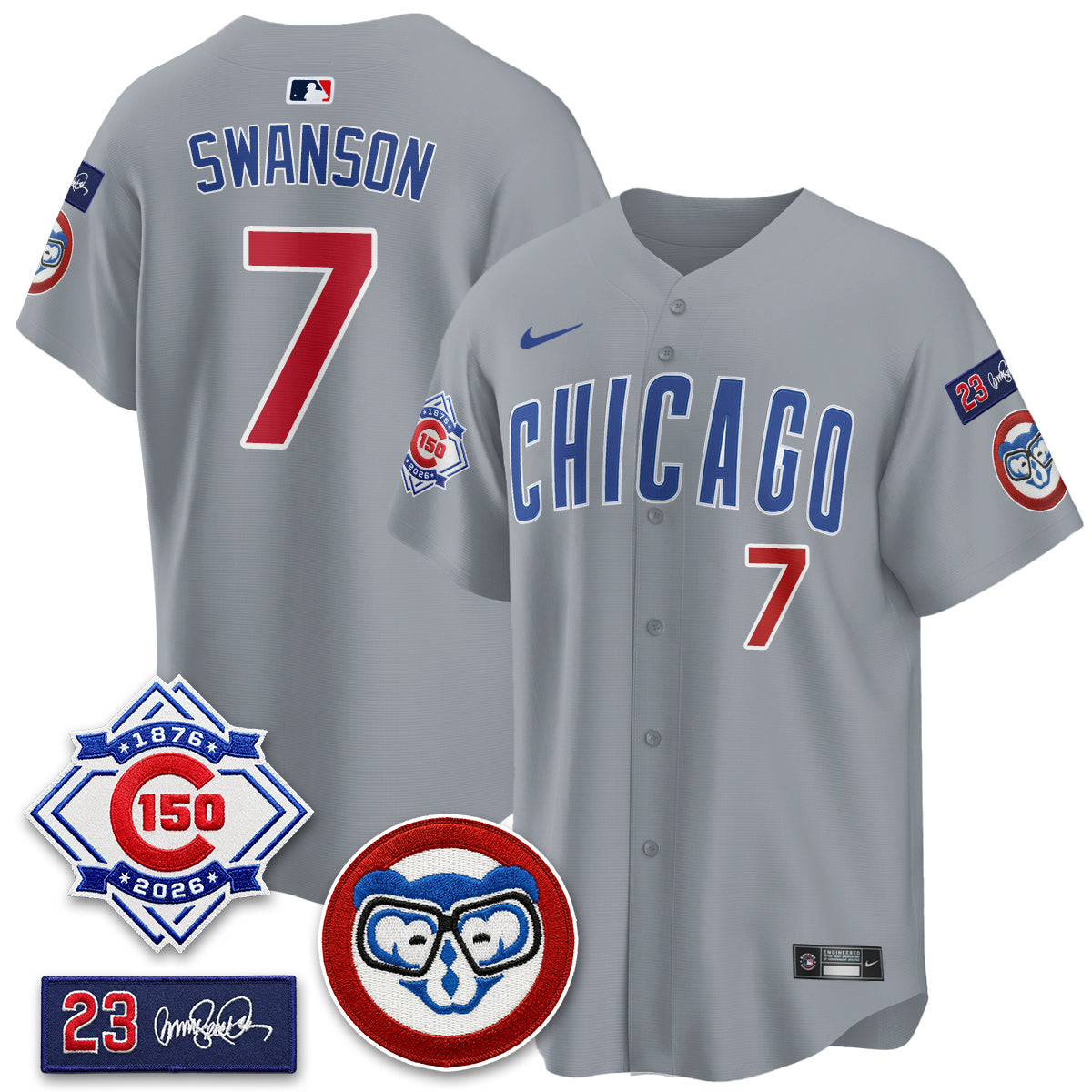 Chicago Cubs 150th Anniversary Holy Cow Vapor Premier Limited Jersey - Stitched