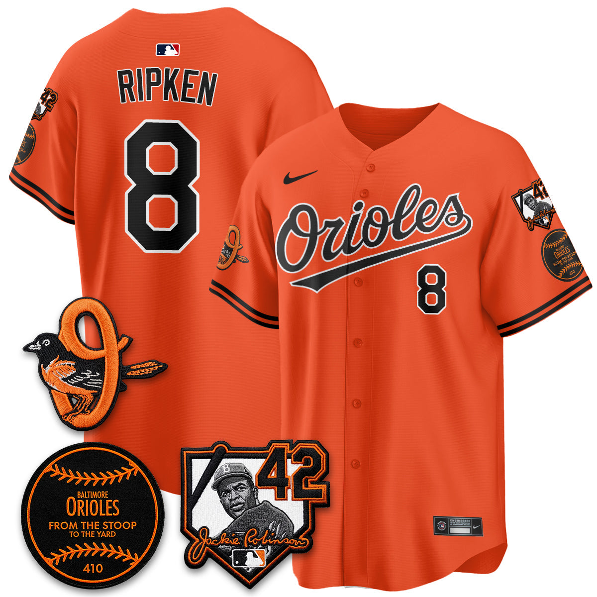 Baltimore Orioles 2026 Jackie Robinson Day Vapor Limited Jersey - Stitched-Cuztomshoes