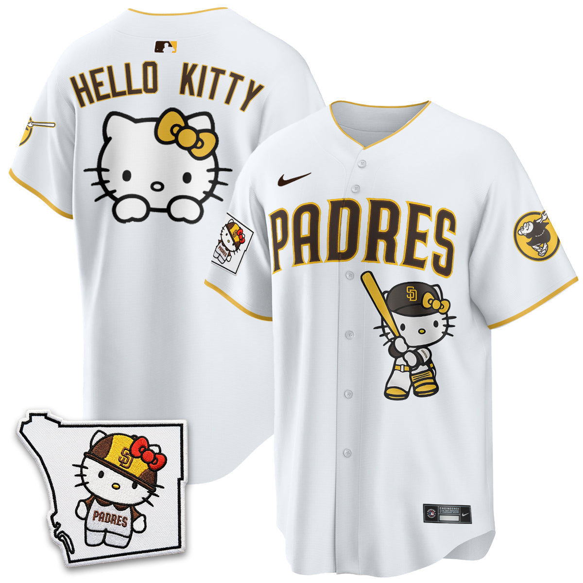 San Diego Padres x Meow KT Vapor Limited Jersey - Stitched V2
