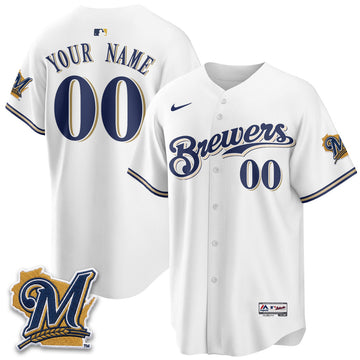 Milwaukee Brewers "Legacy Edition" Vapor Custom Jersey - Stitched-Cuztomshoes