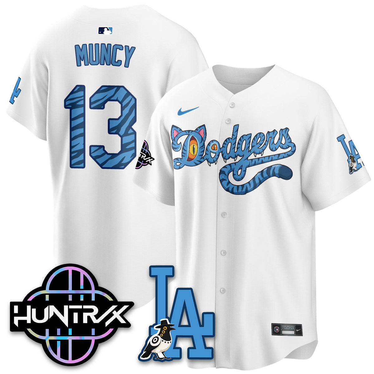 Los Angeles Dodgers x K-Pop Demon Hunters 2026 Vapor Jersey - Stitched-Cuztomshoes