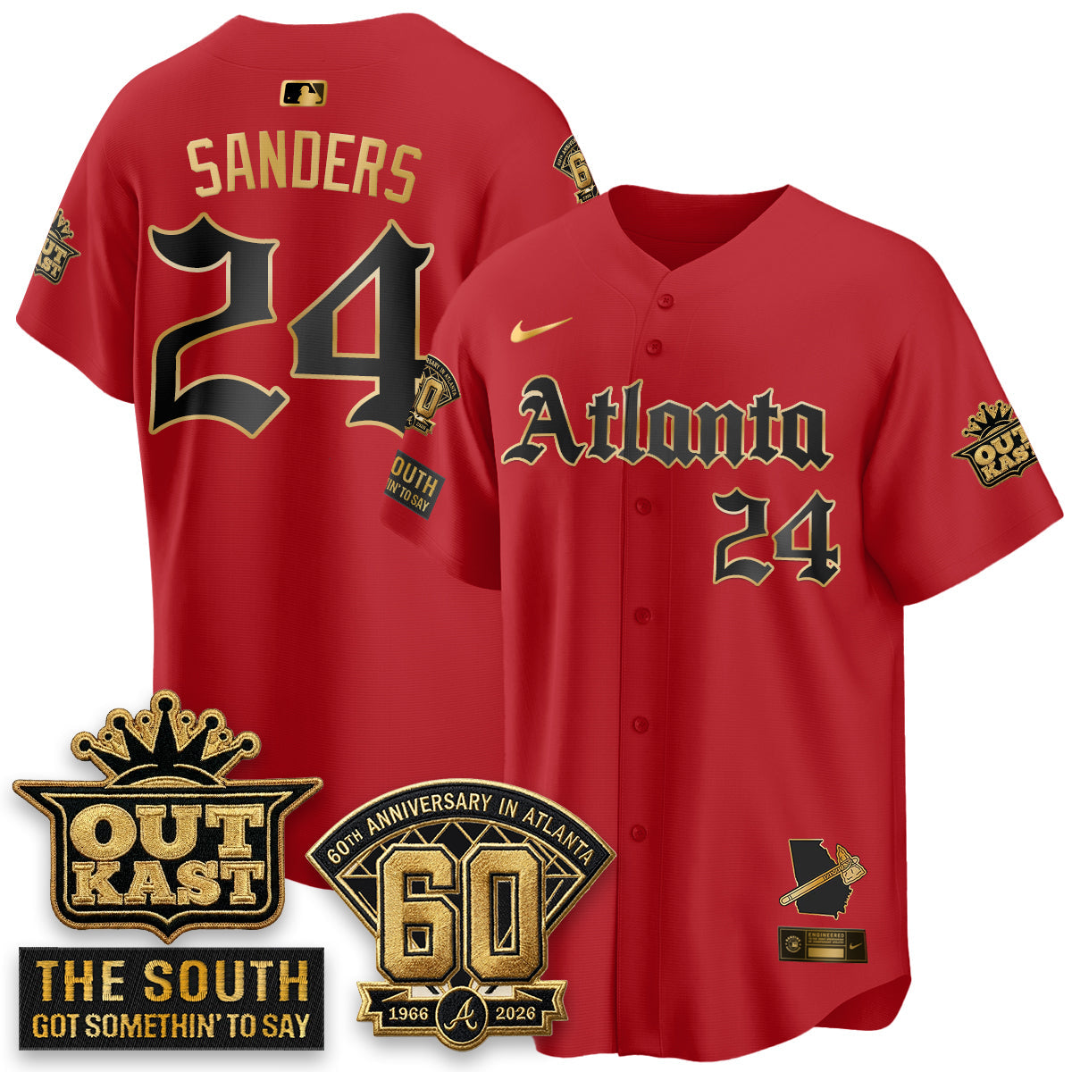 Atlanta Braves 2026 Gothic Edition Vapor Limited Jersey - Stitched