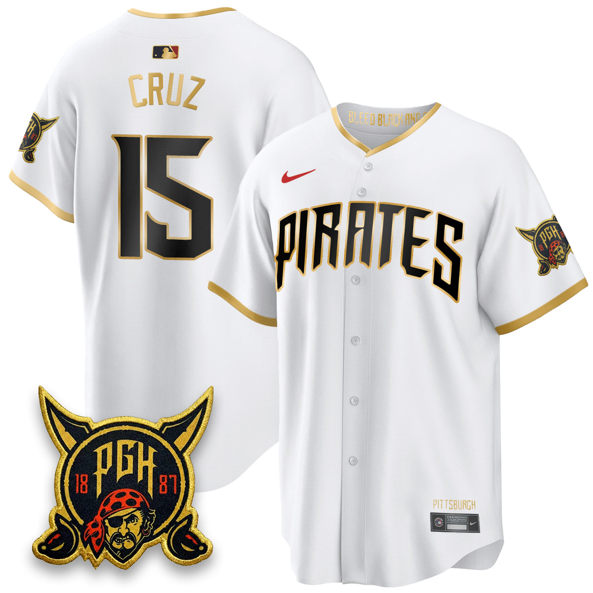 Pittsburgh Pirates 2026 City Connect Vapor Limited Jersey - Stitched