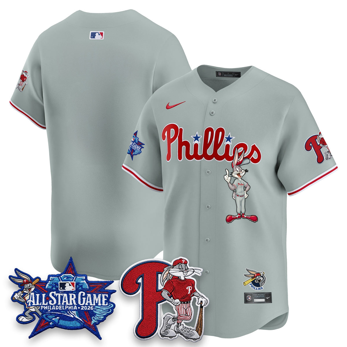 Philadelphia Phillies x Bunny Vapor Premier Limited Jersey - Stitched
