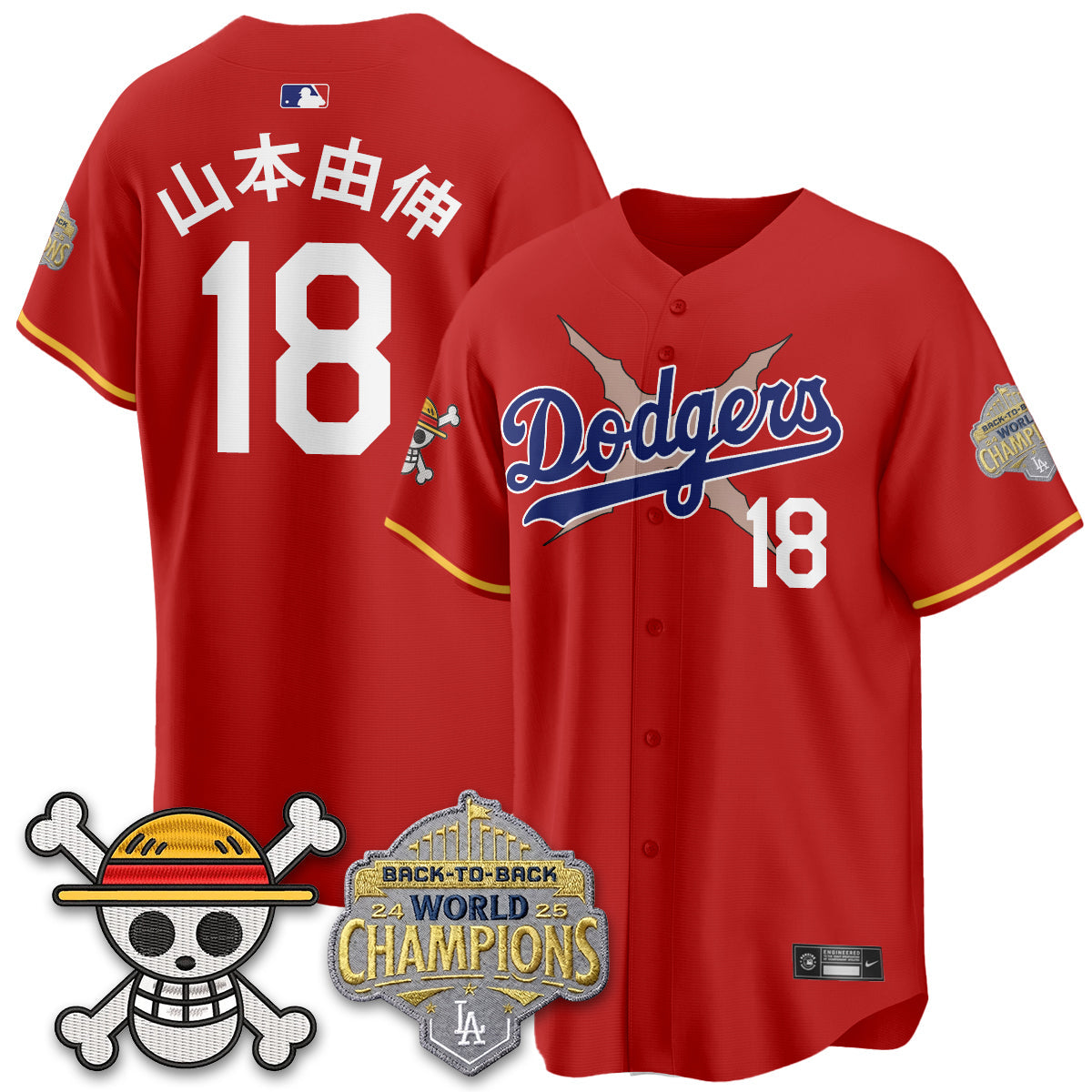 Los Angeles Dodgers x OP Vapor Jersey -Stitched V2-Cuztomshoes