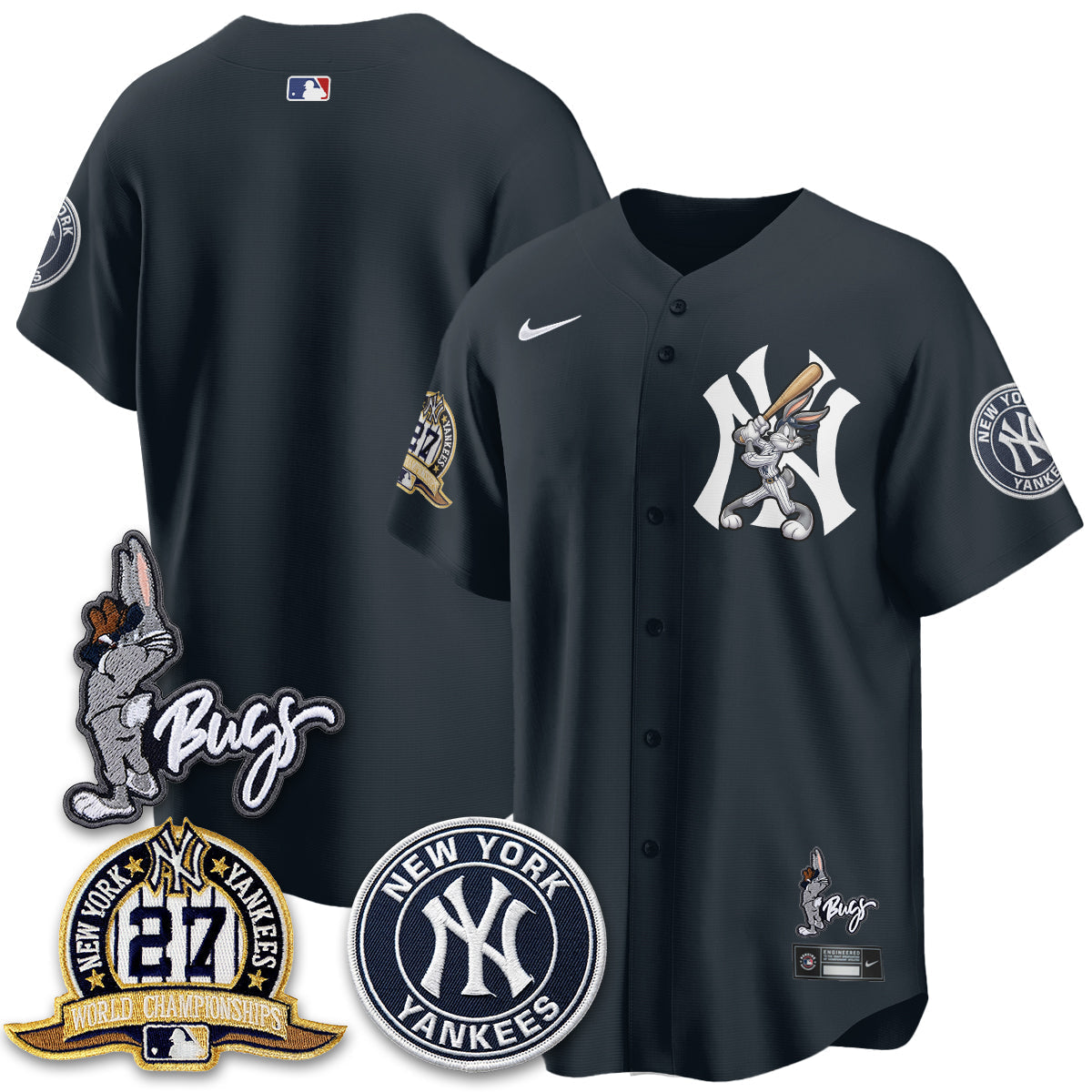 New York Yankees Bunny Vapor Limited Jersey - Stitched