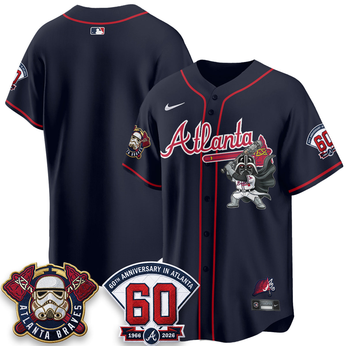 Atlanta Braves x SW Vapor Limited Jersey - Stitched