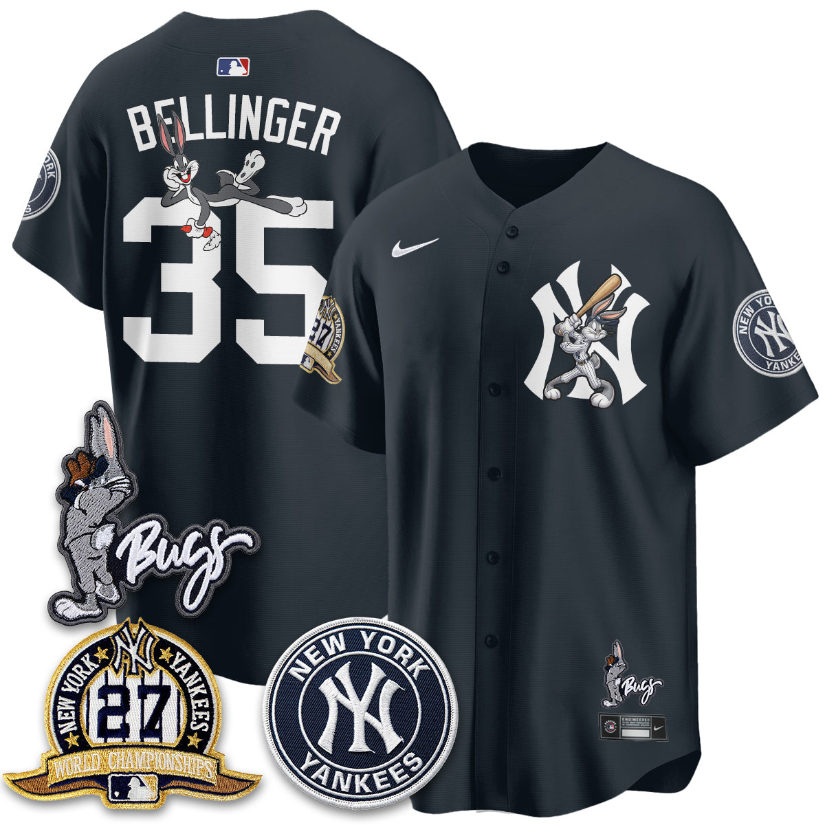 New York Yankees Bunny Vapor Limited Jersey - Stitched