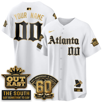 Atlanta Braves 2026 Gothic Edition Vapor Limited Custom Jersey - Stitched