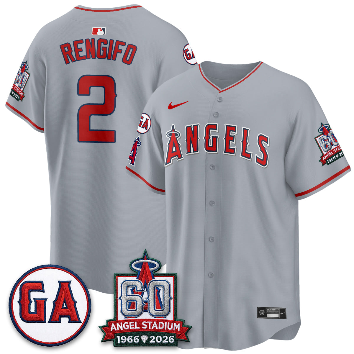Los Angeles Angels 60th Anniversary Vapor Jersey - Stitched V3-Cuztomshoes