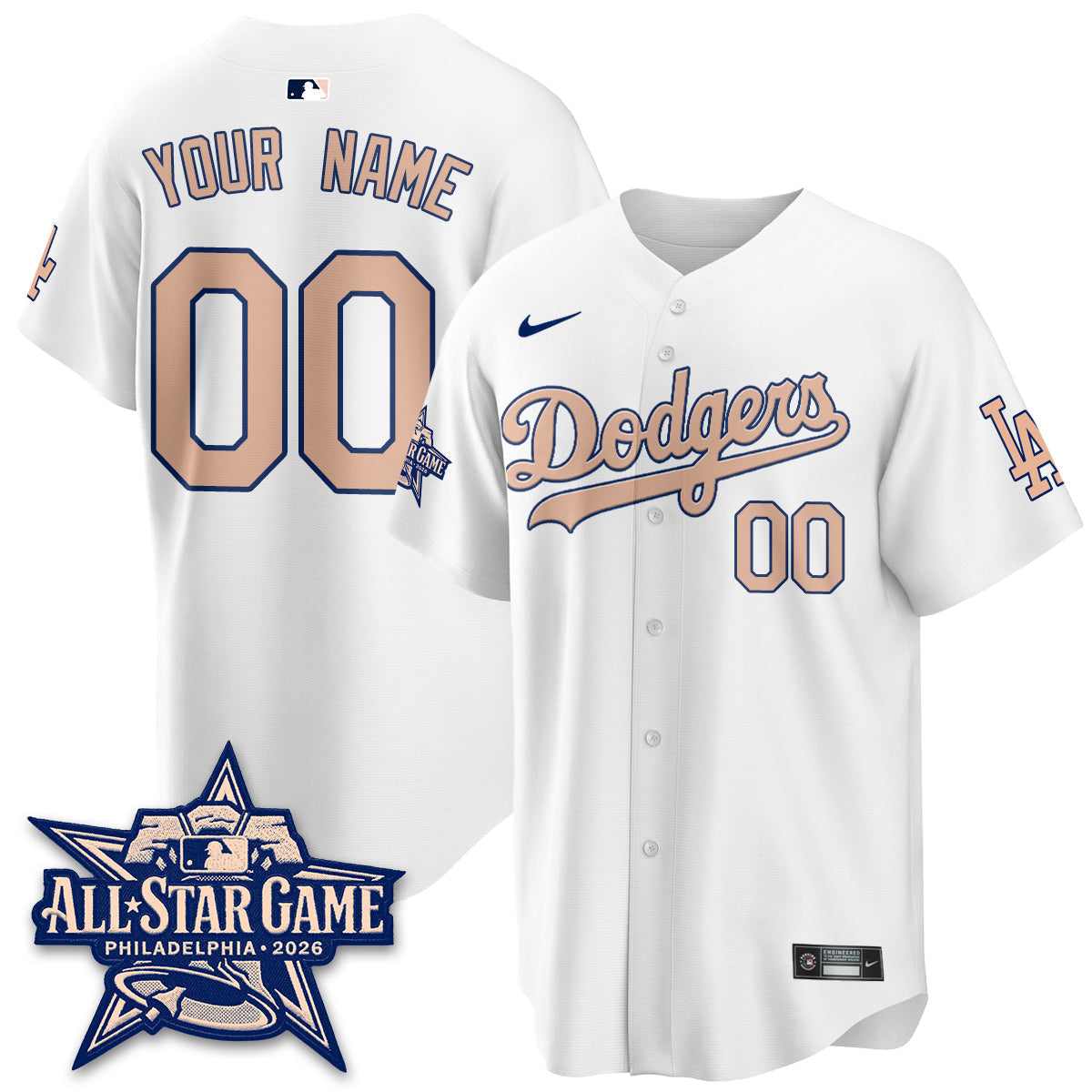 Los Angeles Dodgers All Star Game 2026 Vapor Custom Jersey - Stitched-Cuztomshoes