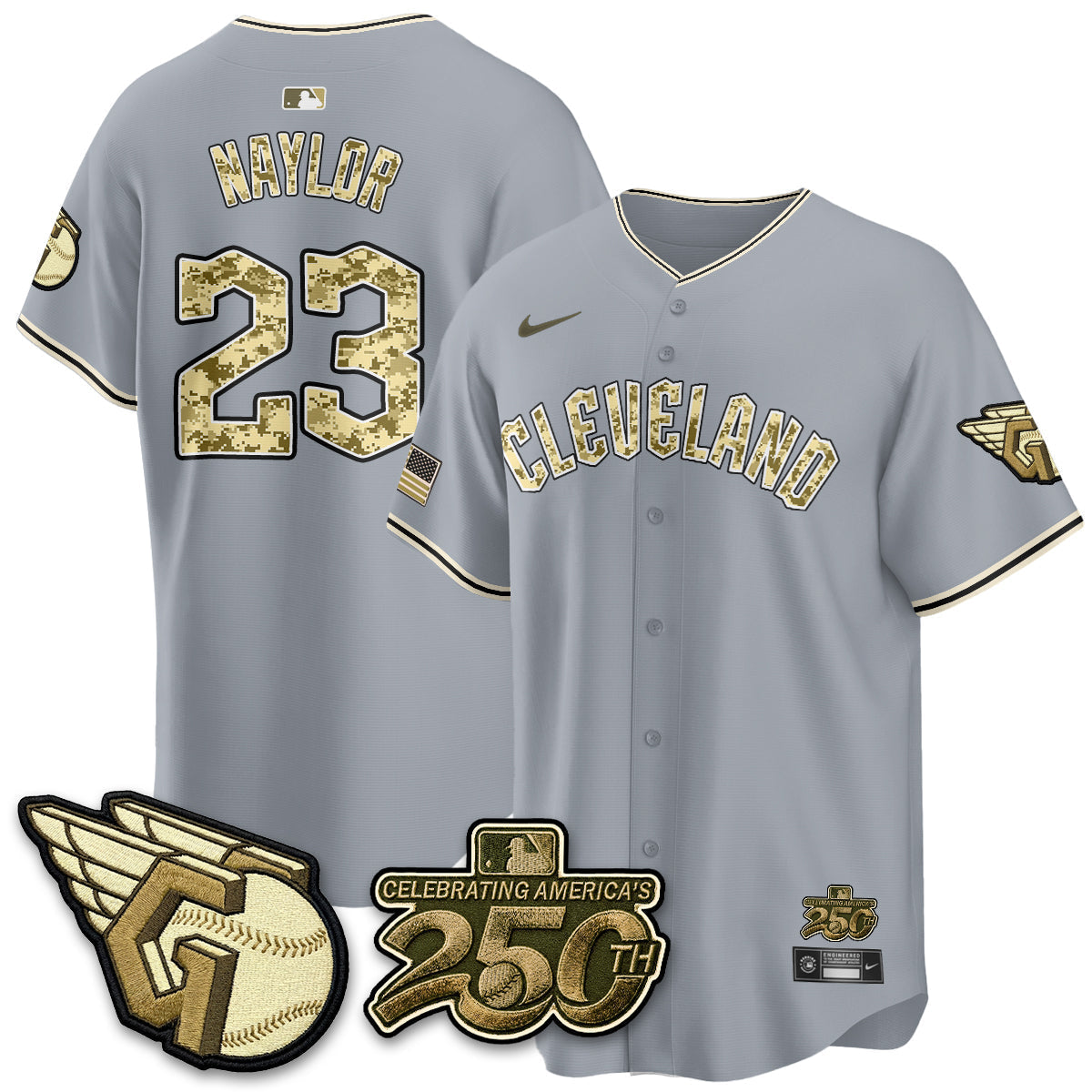 Cleveland Guardians Salute to Service 2026 Vapor Limited Jersey - Stitched
