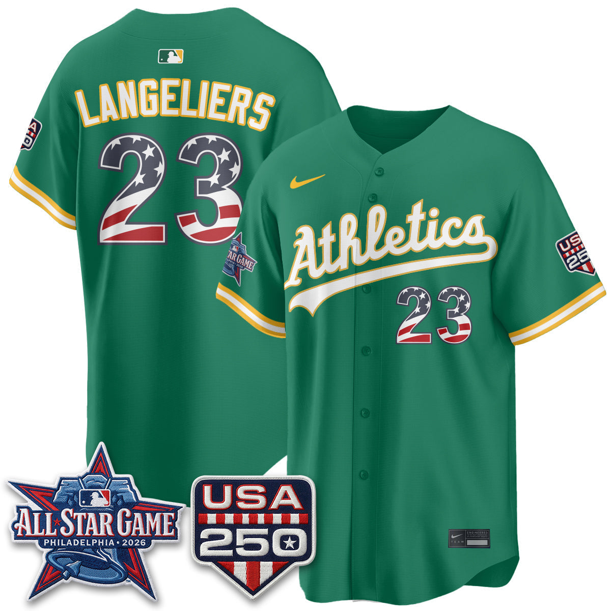 Athletics 2026 All Star Edition Vapor Jersey - Stitched