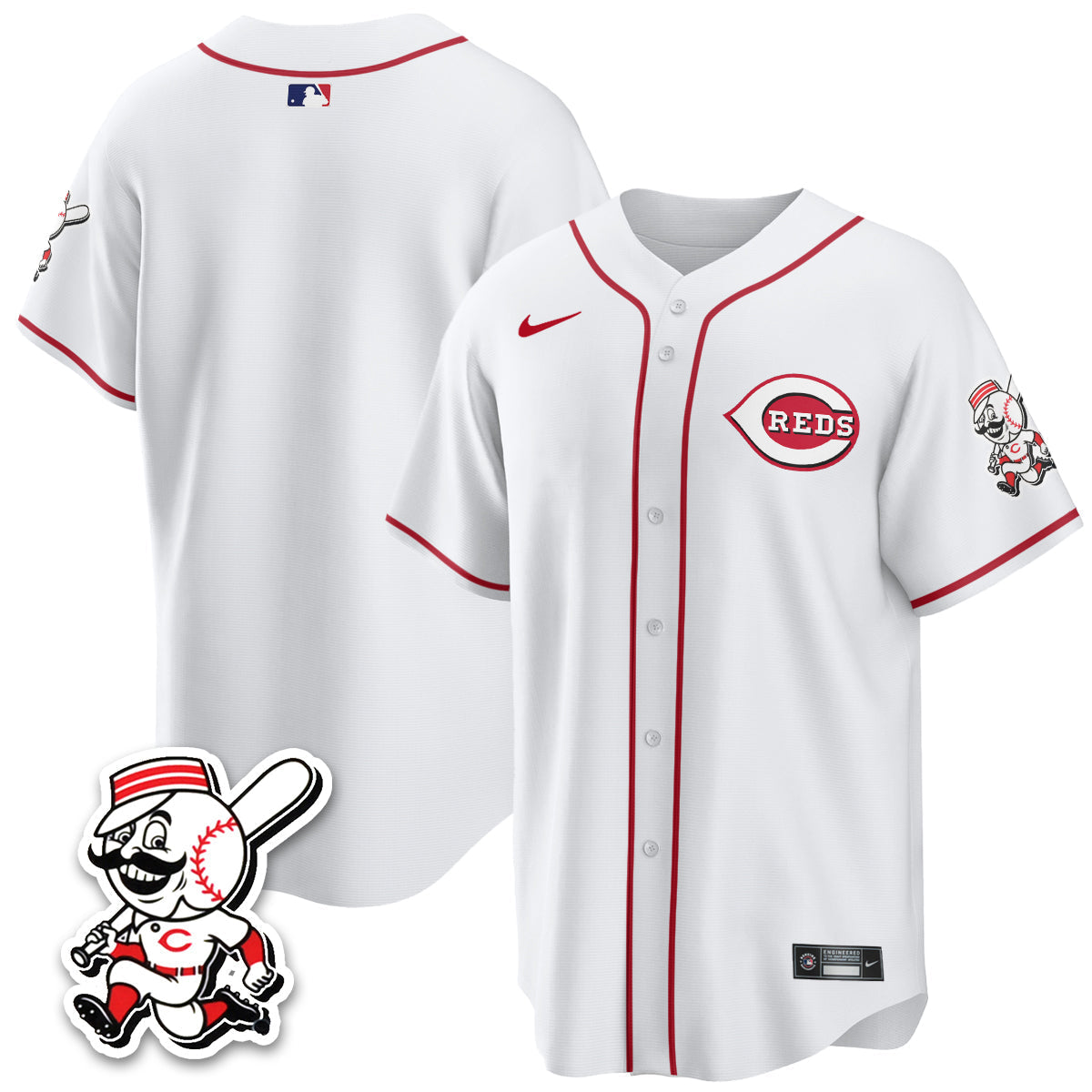 Cincinnati Reds 2026 City Connect Limited Vapor Jersey - Stitched
