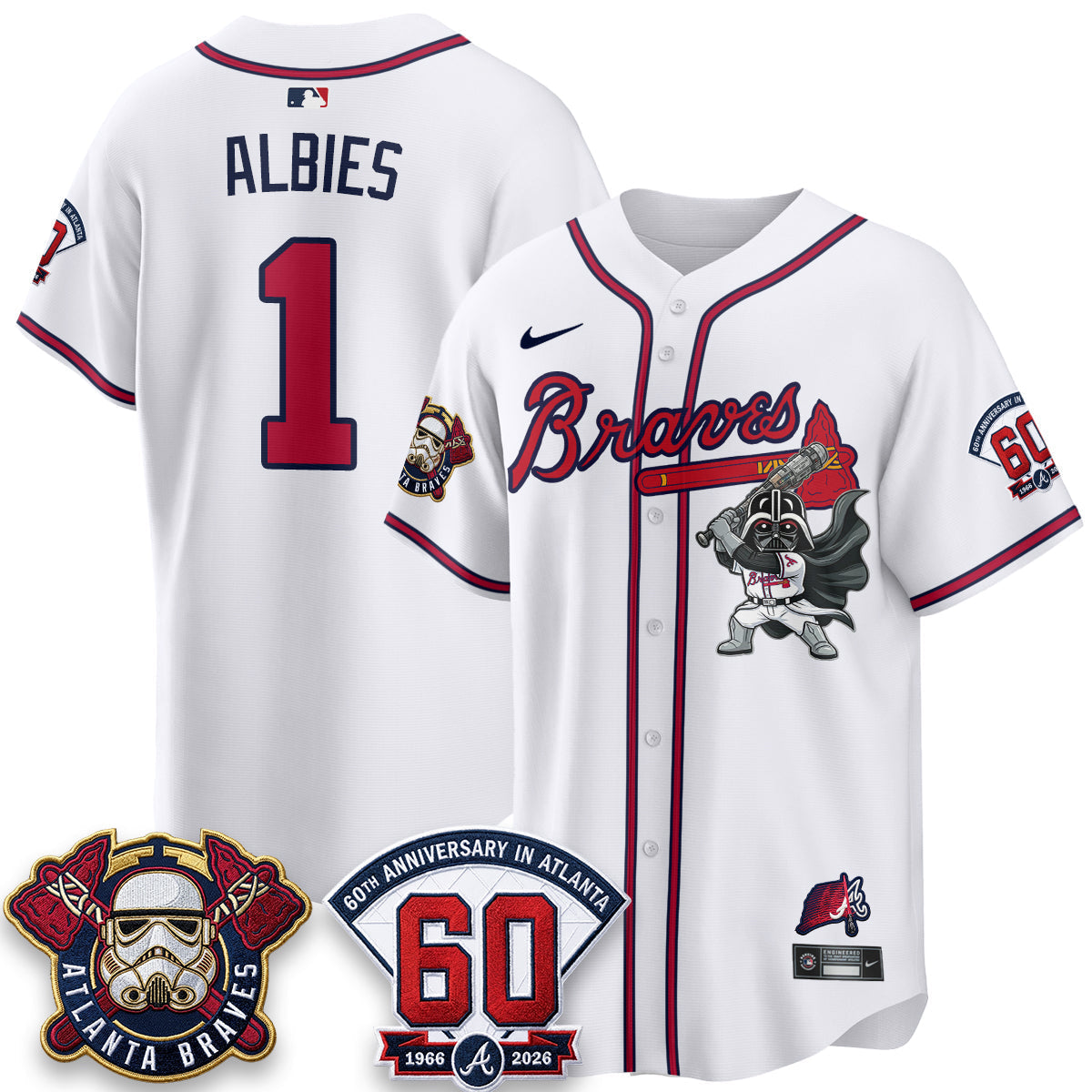 Atlanta Braves x SW Vapor Limited Jersey - Stitched