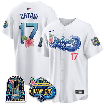 Los Angeles Dodgers Aloha Spirit Vapor Limited Jersey - Stitched-Cuztomshoes