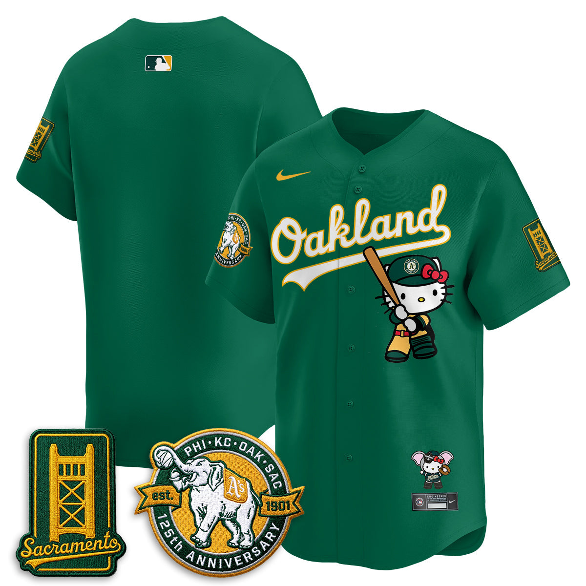 Athletics x Meow KT 2026 Vapor Limited Jersey - Stitched