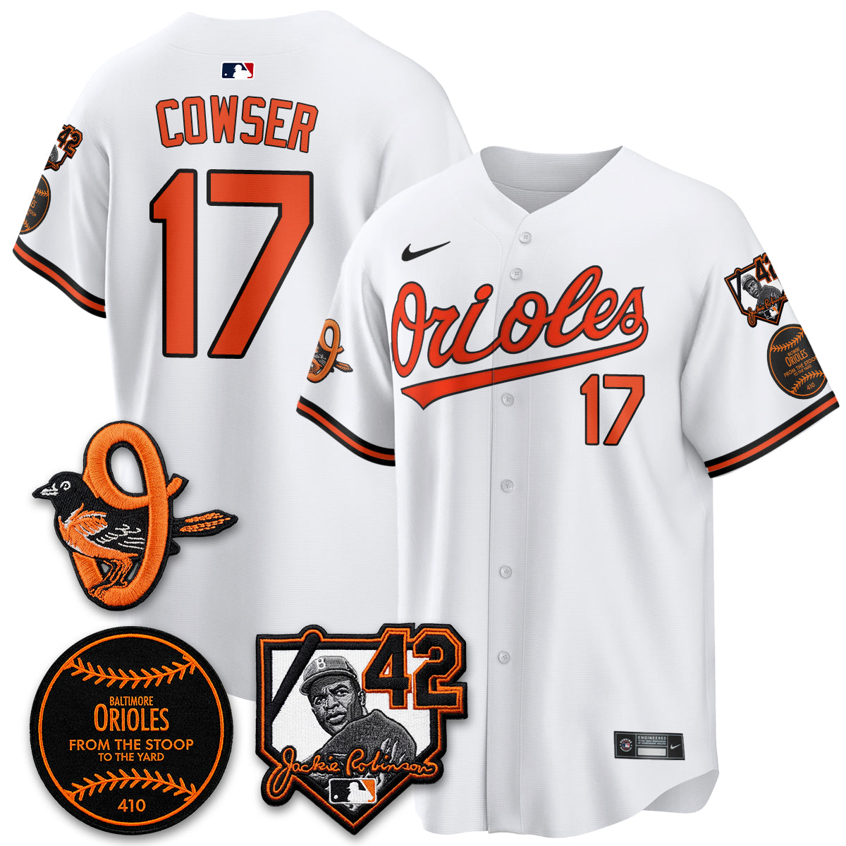 Baltimore Orioles 2026 Jackie Robinson Day Vapor Limited Jersey - Stitched-Cuztomshoes