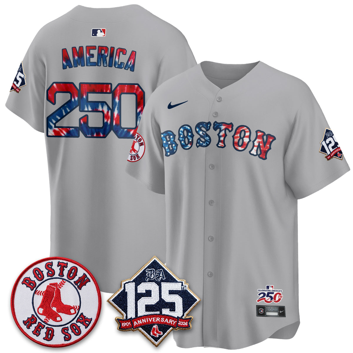 Boston Red Sox Americana 2026 Vapor Limited Jersey - Stitched