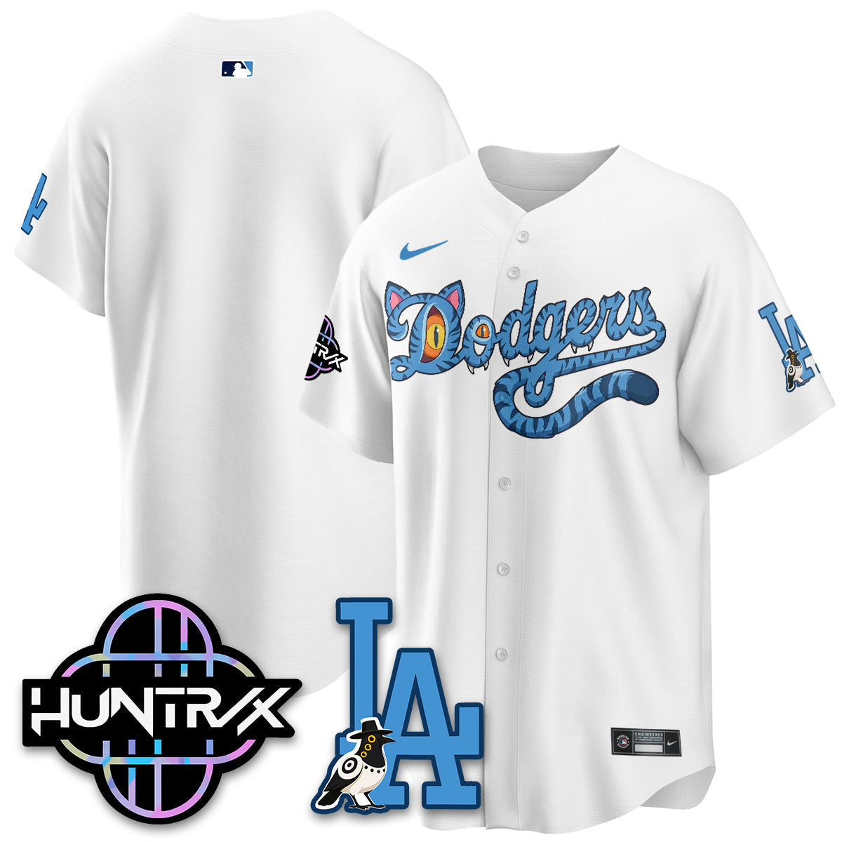 Los Angeles Dodgers x K-Pop Demon Hunters 2026 Vapor Jersey - Stitched-Cuztomshoes