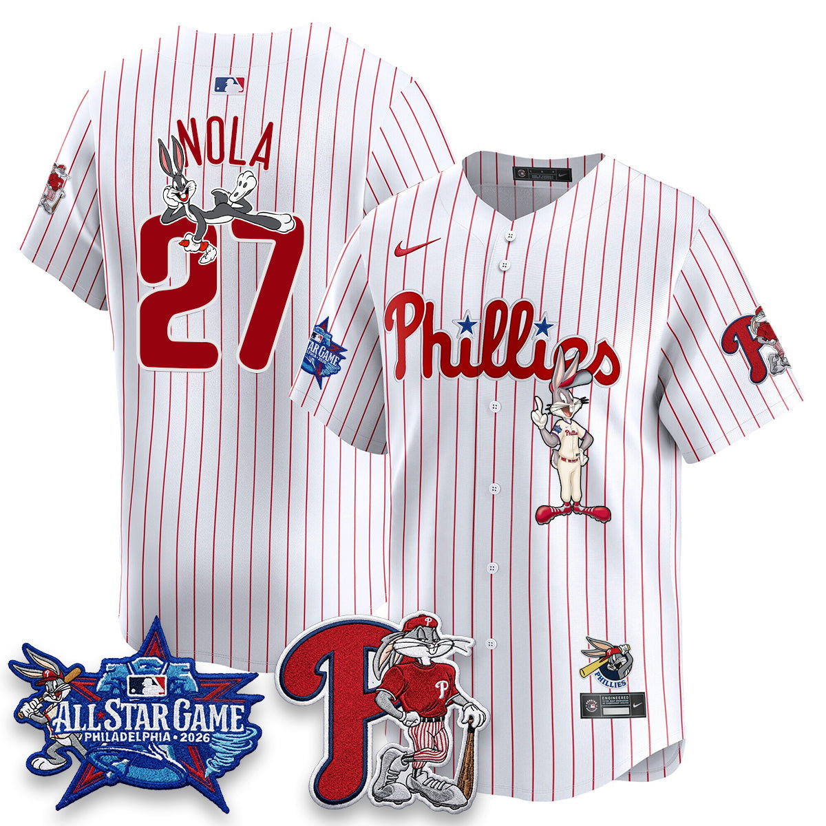 Philadelphia Phillies x Bunny Vapor Premier Limited Jersey - Stitched