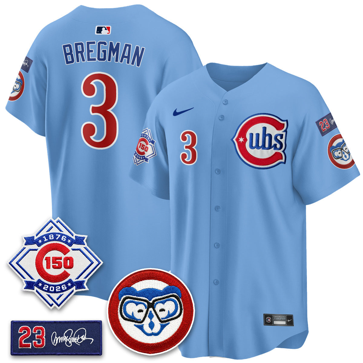 Chicago Cubs 150th Anniversary Holy Cow Vapor Premier Limited Jersey - Stitched